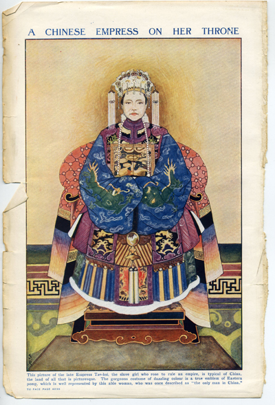 The original empress image from a 1920s edition of The Children's Encyclopaedia