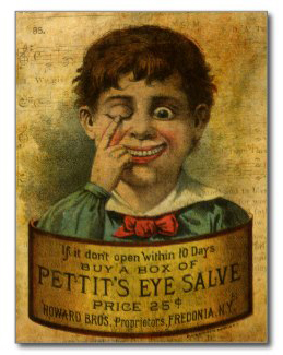 Vintage Eye Salve Advertisement © Sarah Vernon
