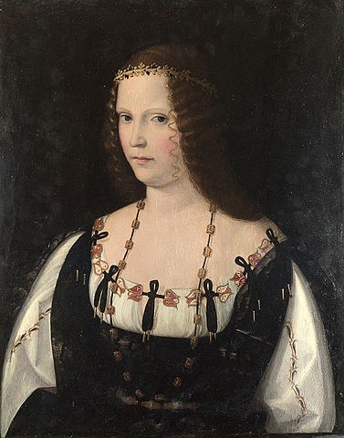 Portrait of Lucrezia Borgia by Bartolomeo Veneto [Wikimedia]